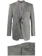 Tom Ford Herringbone Woven Blazer - Grey