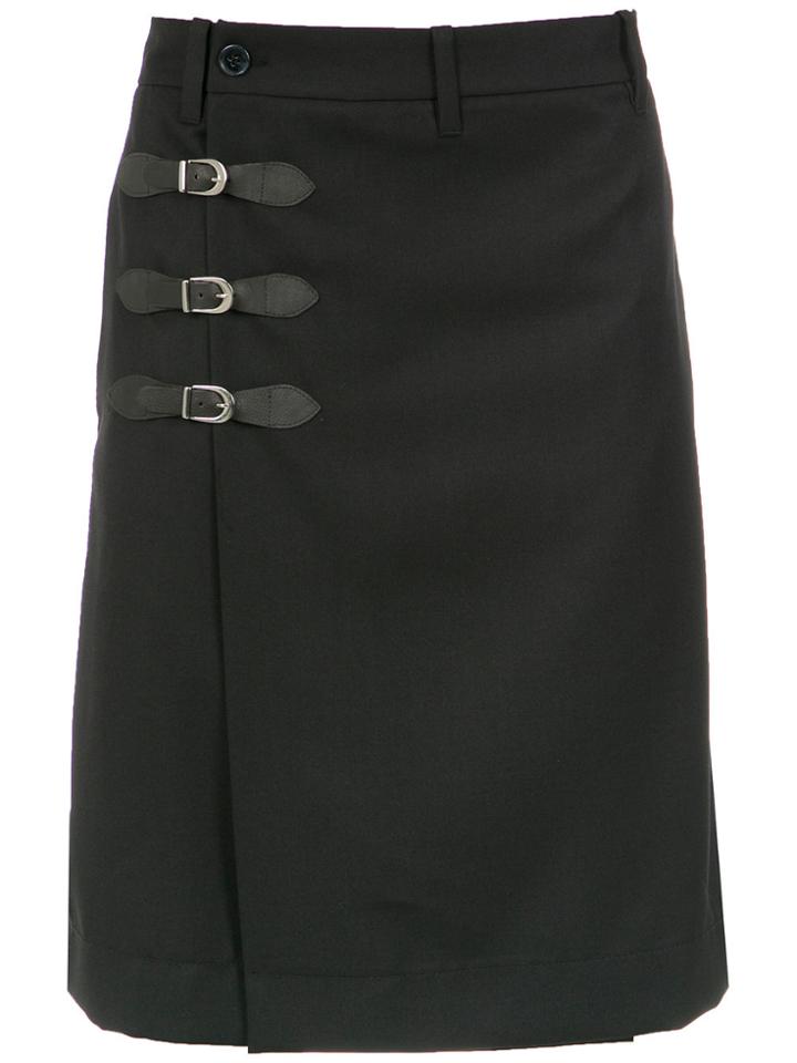 À La Garçonne Adjustable Kilt - Black