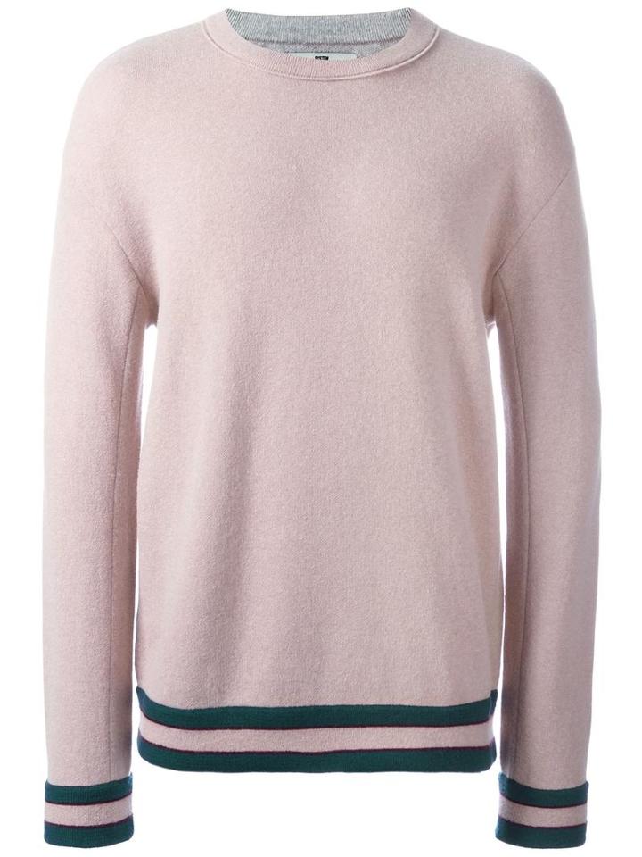 System Homme Crew Neck Jumper, Men's, Size: Medium, Pink/purple, Nylon/polyurethane/wool/alpaca