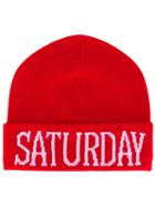 Saturday Beanie Hat - Women - Cashmere/wool - One Size, Red, Cashmere/wool, Alberta Ferretti