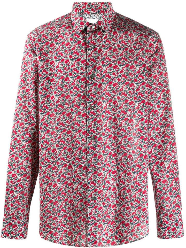 Paul Smith Floral Print Shirt - Red