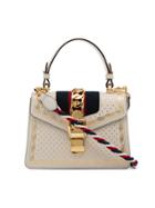 Gucci Beige Sylvie Moon And Stars Leather Bag - Nude & Neutrals