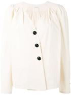 Lemaire - Buttoned Blouse - Women - Cotton - 38, Nude/neutrals, Cotton
