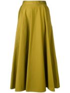 Bottega Veneta Long Pleated Skirt - Green