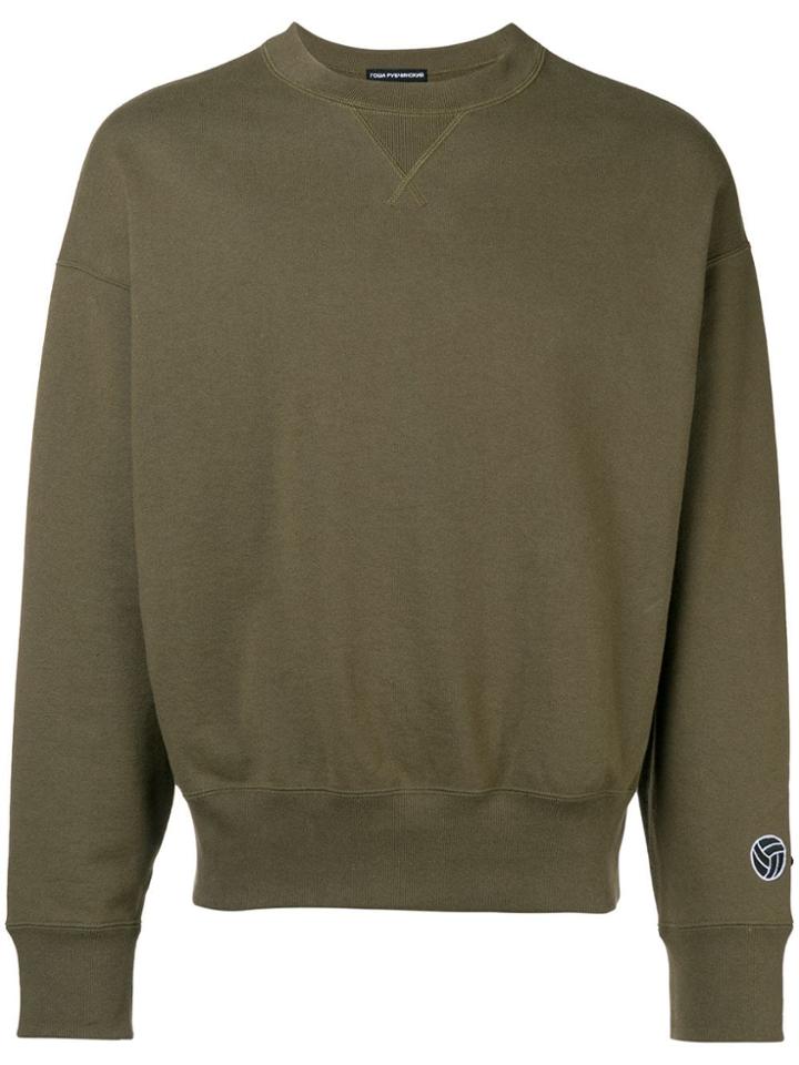 Gosha Rubchinskiy Logo Embroidered Sweater - Green