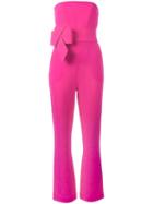 L'autre Chose Strapless Jumpsuit, Women's, Size: 42, Pink/purple, Cupro/virgin Wool