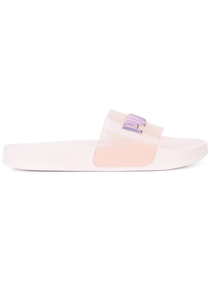 Puma X Sophia Webster Leadcat Glitter Princess Slides - Pink & Purple