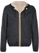 K-way Contrast-trim Windbreaker - Black