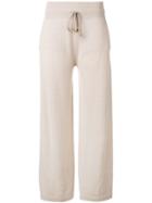 Agnona Knitted Trousers - Neutrals
