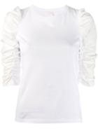 See By Chloé Puff Shoulder Sweatshirt - White