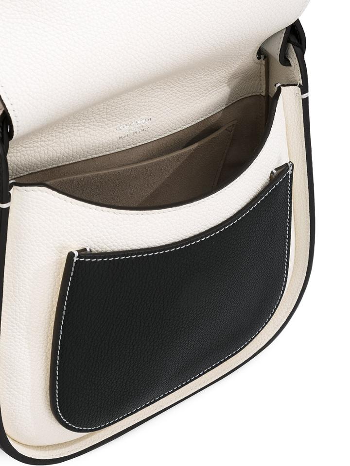Giorgio Armani - Colour Block Flap Shoulder Bag - Women - Leather - One Size, White, Leather