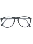 Persol Oval Frame Glasses - Black