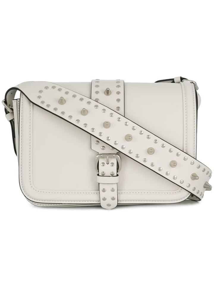 Red Valentino Studded Shoulder Bag - White