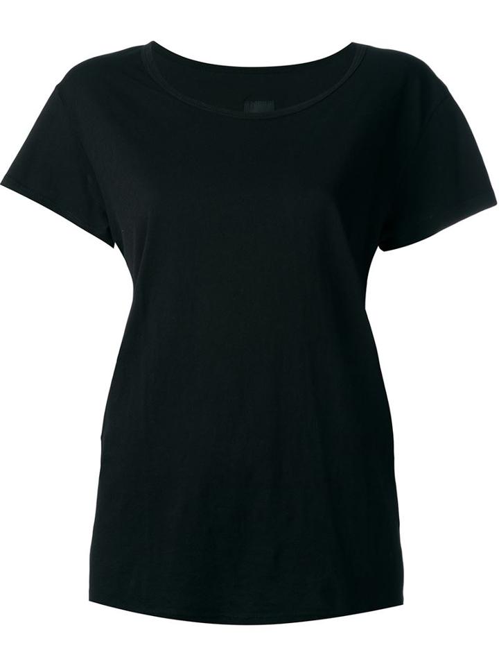 Rta Round Neck T-shirt, Women's, Size: Medium, Black, Cotton