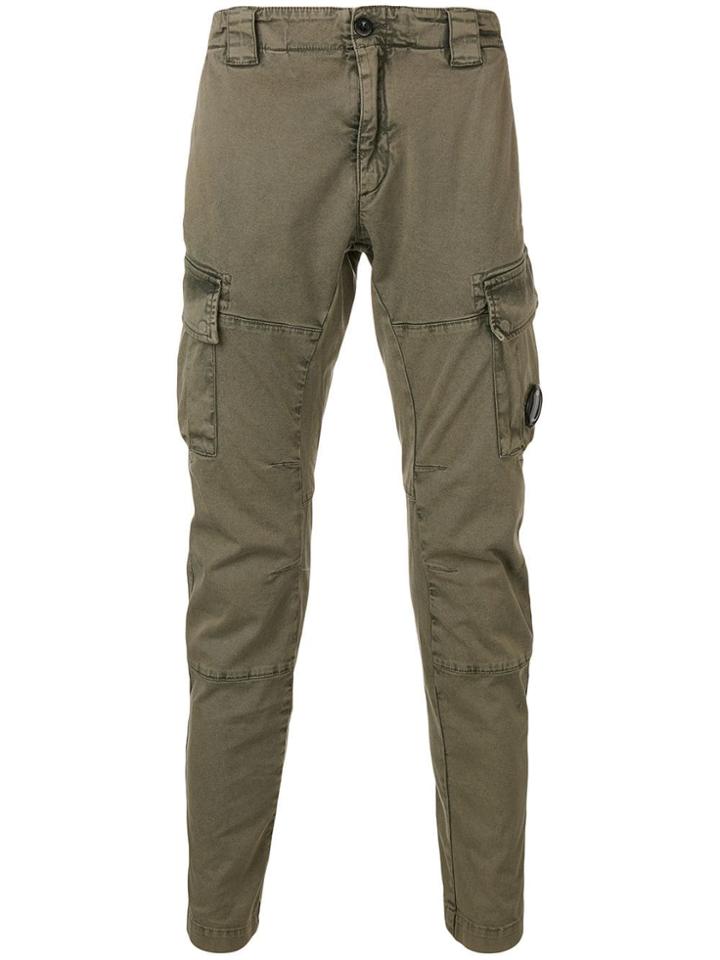 Cp Company Goggle Cargo Trousers - Green