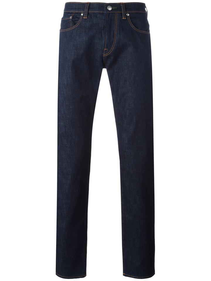 Ps By Paul Smith - Straight-leg Jeans - Men - Cotton/polyurethane - 36/34, Blue, Cotton/polyurethane