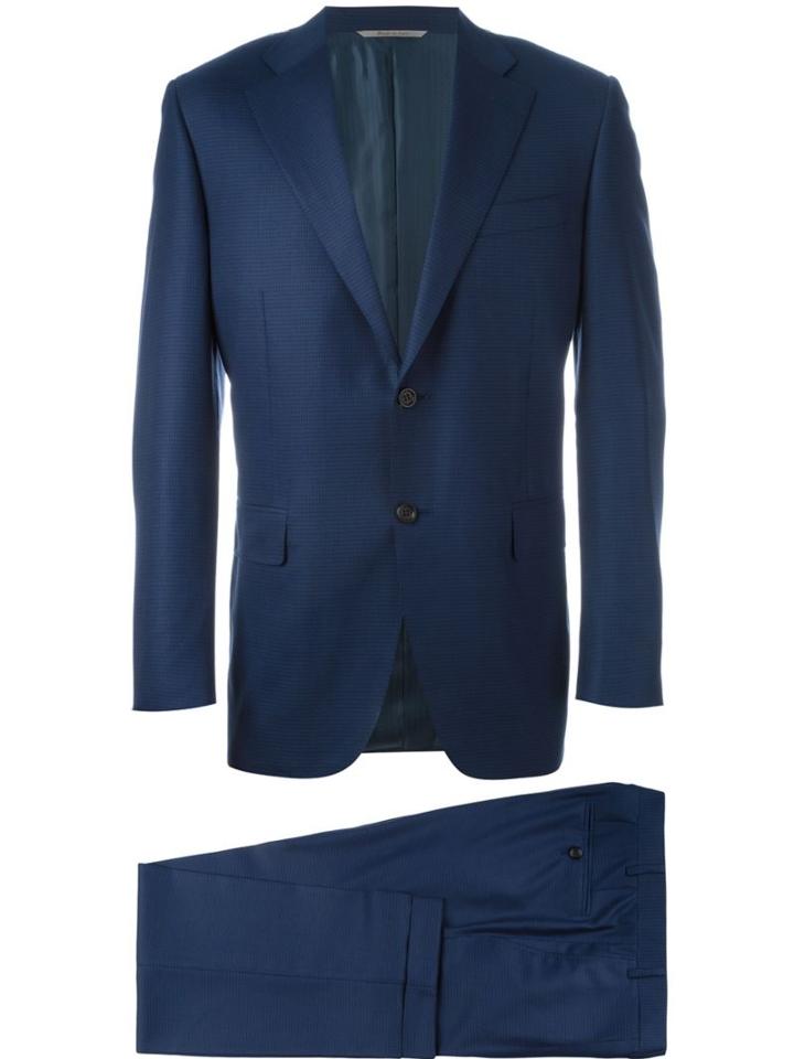 Canali Checked Pattern Two-piece Suit