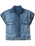 Pony Stone Denim Waistcoat - Blue