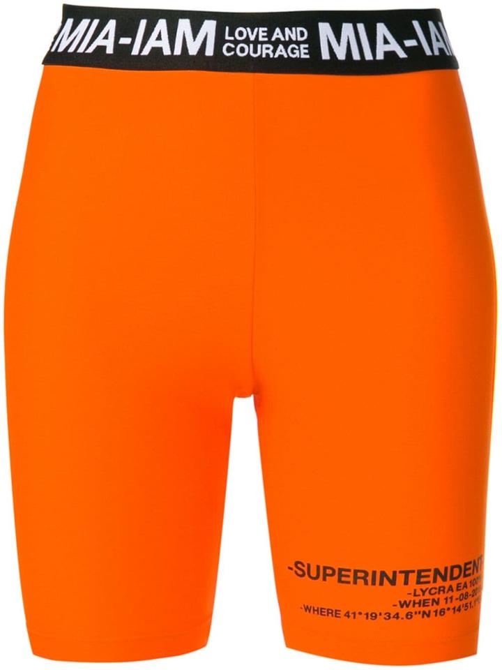 Mia-iam Superintendent Shorts - Orange