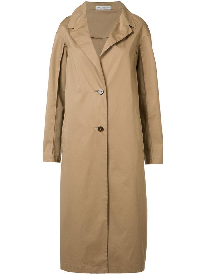 Barbara Casasola Single-breasted Coat - Brown