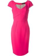Roland Mouret Casson Dress, Women's, Size: 10, Pink/purple, Acetate/viscose/spandex/elastane/silk