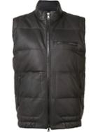 Vince Down-filled Gilet, Men's, Size: Medium, Brown, Lamb Skin