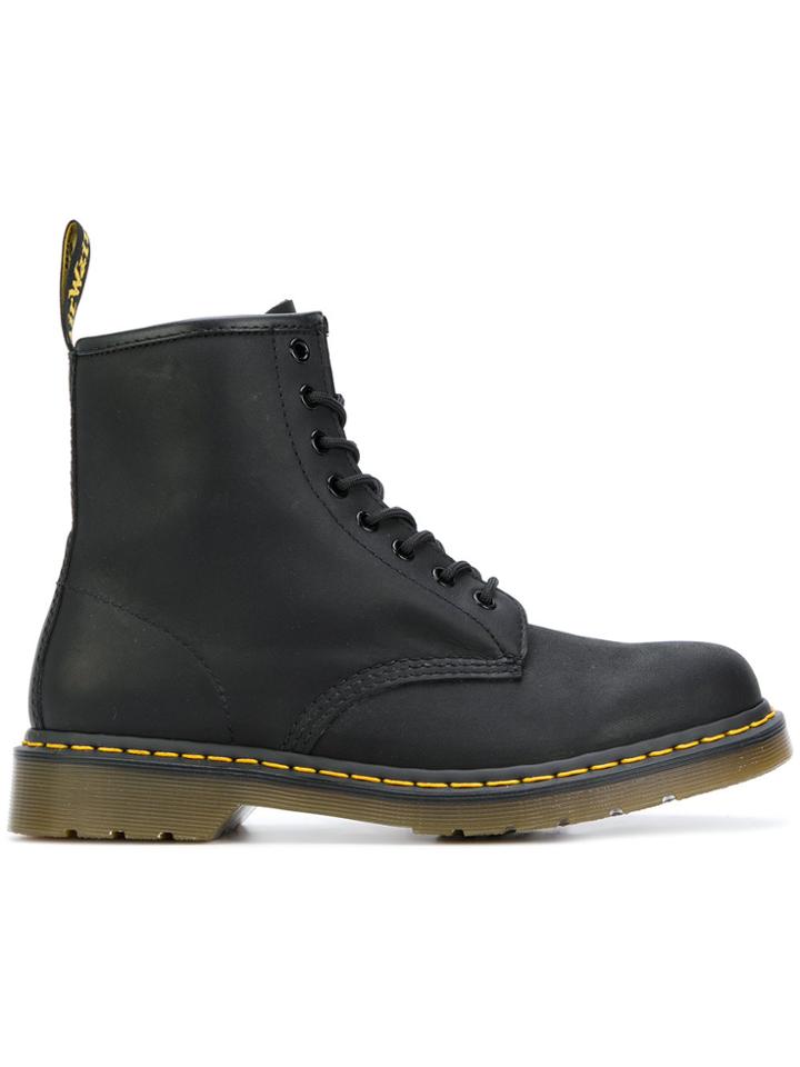 Dr. Martens 8 Eyelet Lace-up Boots - Black