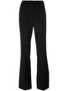 Vivetta 'tulipano' Flared Trousers, Women's, Size: 38, Black, Polyester/spandex/elastane/virgin Wool