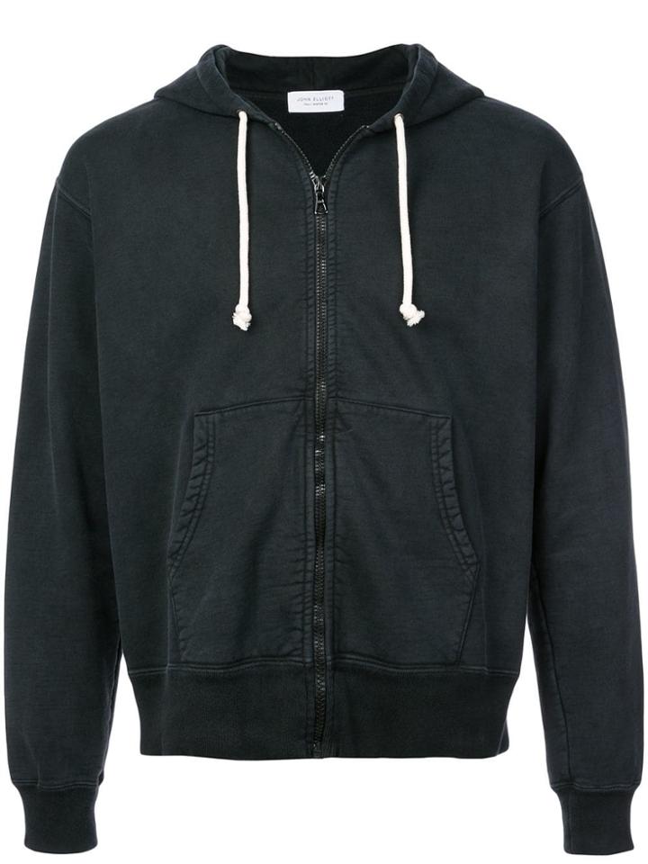 John Elliott John Elliott B088m2014a Washed Black Artificial->acetate