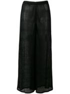 Missoni Mare Chevron Knit Trousers - Black