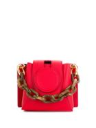 Yuzefi Chain Handle Mini Tote Bag - Red