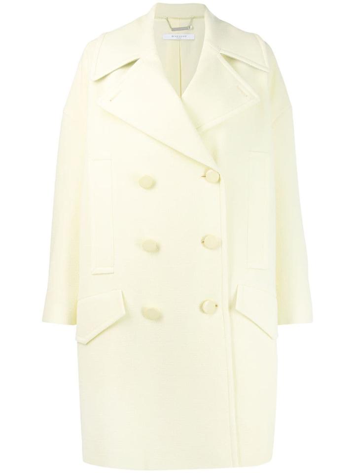 Givenchy Oversized Peacoat - Yellow