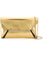 Lanvin Evening Laminated Clutch - Metallic