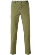 Pt01 Classic Chinos, Men's, Size: 58, Green, Cotton/spandex/elastane