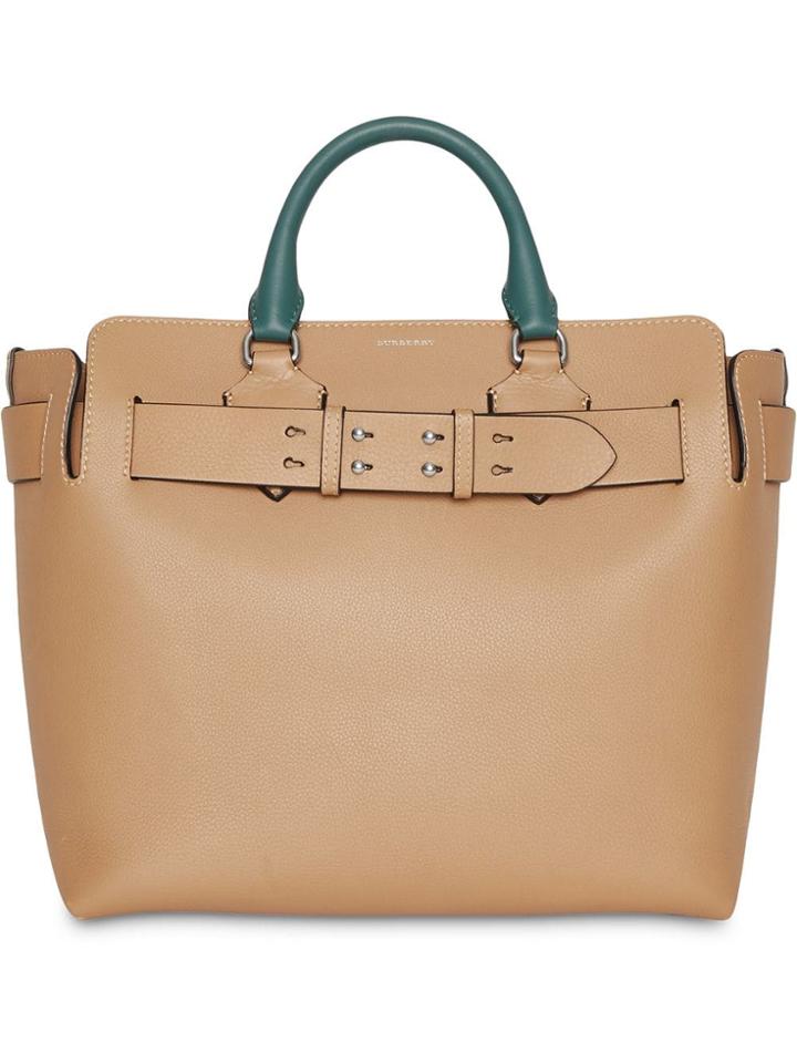 Burberry The Medium Tri-tone Leather Belt Bag - Neutrals
