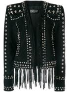 Balmain Stud Embellished Blazer - Black