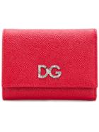 Dolce & Gabbana Logo Tri-fold Wallet - Red