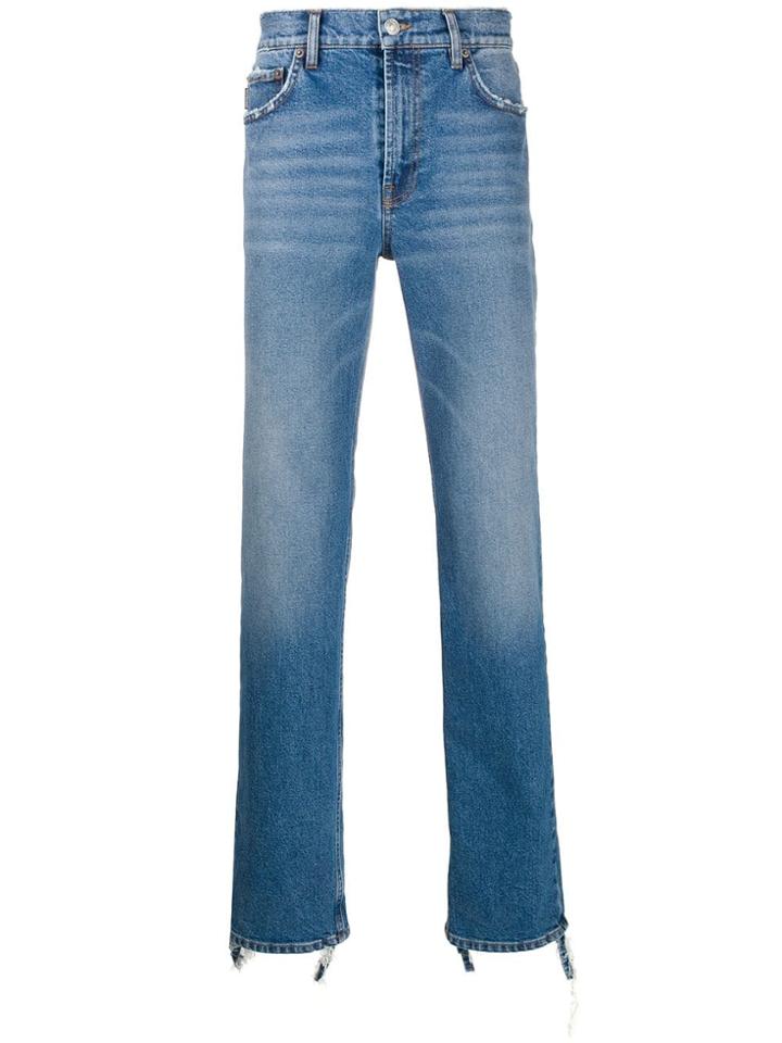 Balenciaga Fitted Five Pocket Jeans - Blue