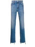 Balenciaga Fitted Five Pocket Jeans - Blue