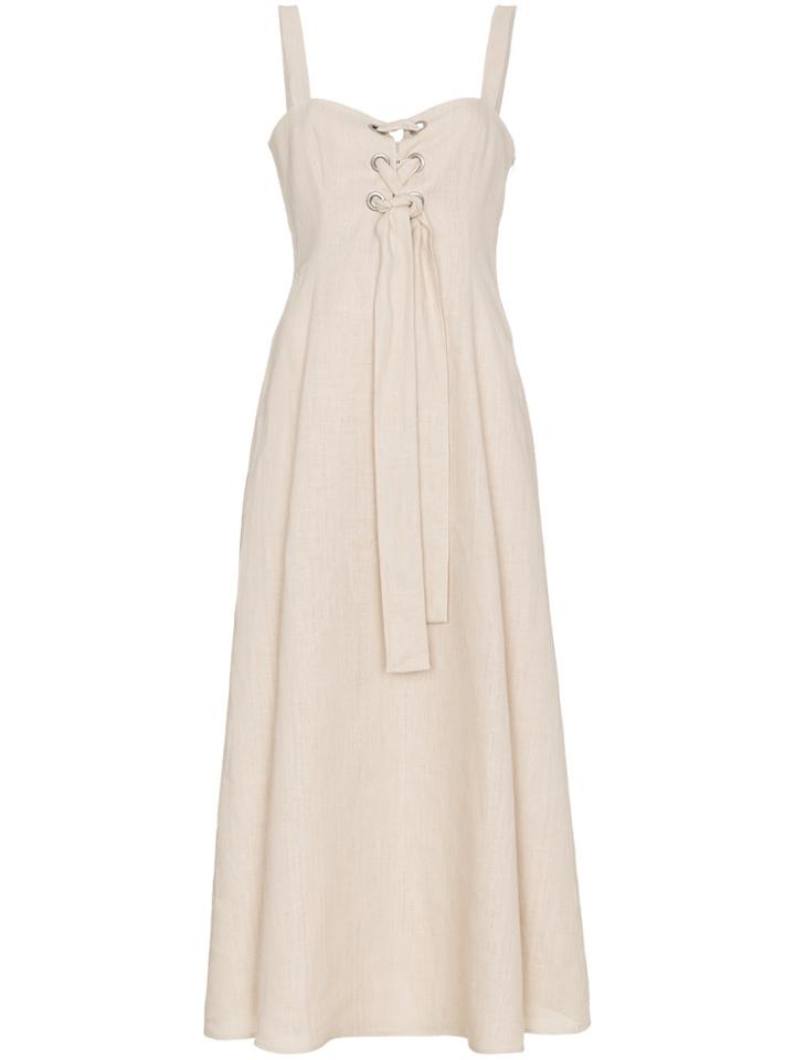 Mara Hoffman Mei Hemp Dress - Nude & Neutrals