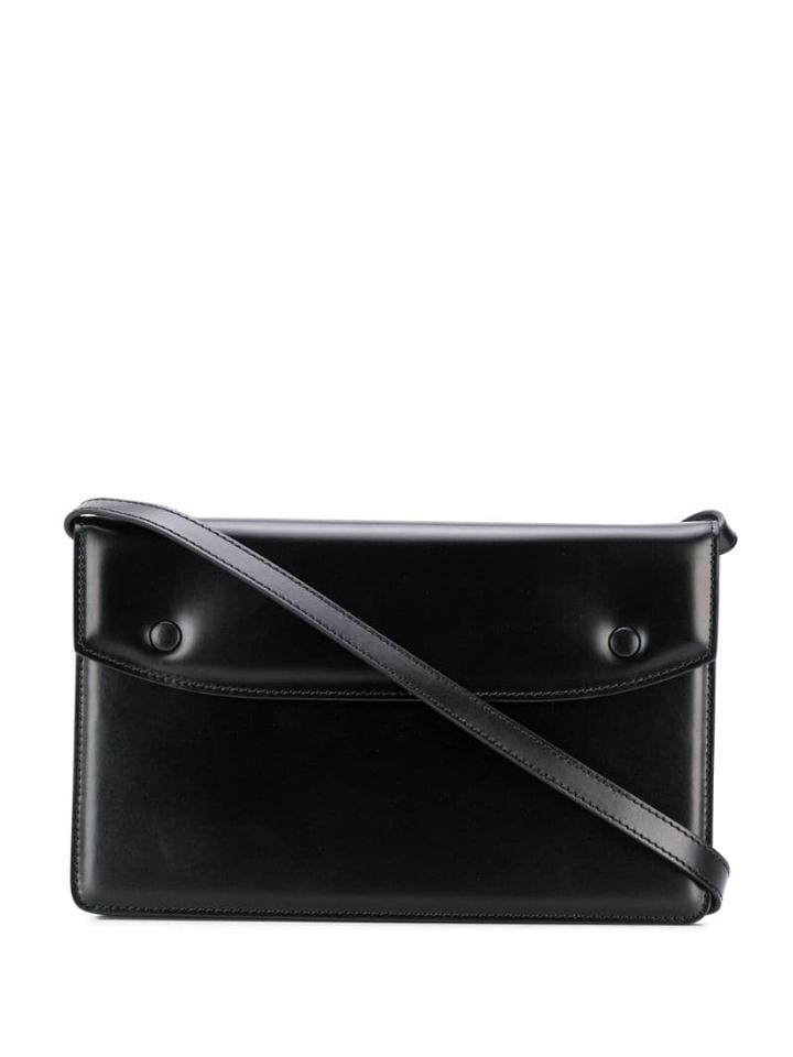 Maison Margiela Front Flap Shoulder Bag - Black