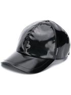 Versace Logo Tab Baseball Cap - Black