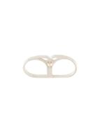 Mies Nobis 'heija' Double Ring, Women's, Size: 8 1/2, Metallic