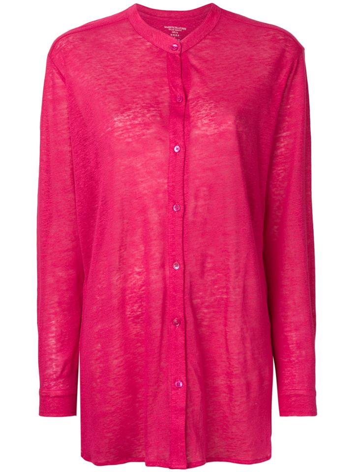 Majestic Filatures Longline Cardigan - Pink & Purple