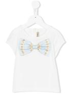 Hucklebones London - Bow Detail T-shirt - Kids - Cotton/spandex/elastane/modal - 10 Yrs, White