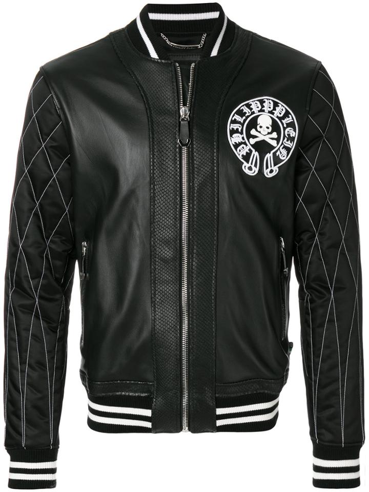Philipp Plein Ymay Bomber Jacket - Black