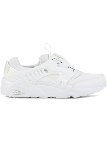 Puma Disc Blaze Leather Sneakers, Men's, Size: 27.5, White, Rubber/artificial Leather