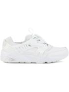 Puma Disc Blaze Leather Sneakers, Men's, Size: 27.5, White, Rubber/artificial Leather