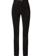 Amapô High Waist Skinny Jeans, Women's, Size: 36, Black, Cotton/spandex/elastane