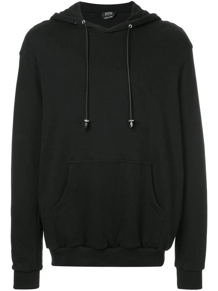 Selfmade By Gianfranco Villegas Embroidered Logo Hoodie - Black